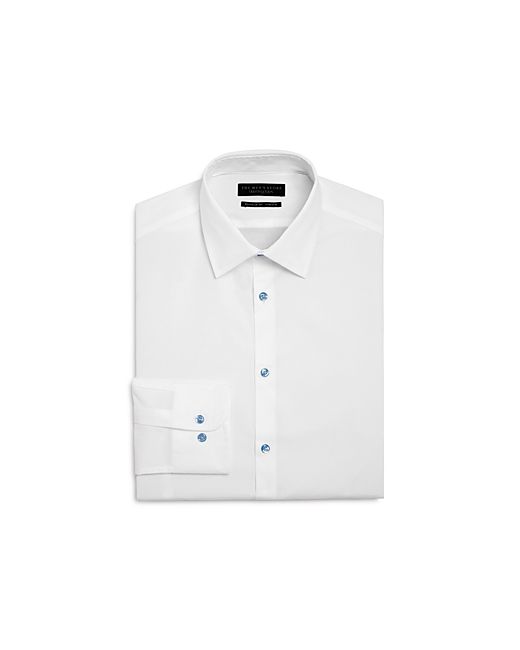 The Men's Store At Bloomingdale's Solid Stretch Regular Fit Dress Shirt