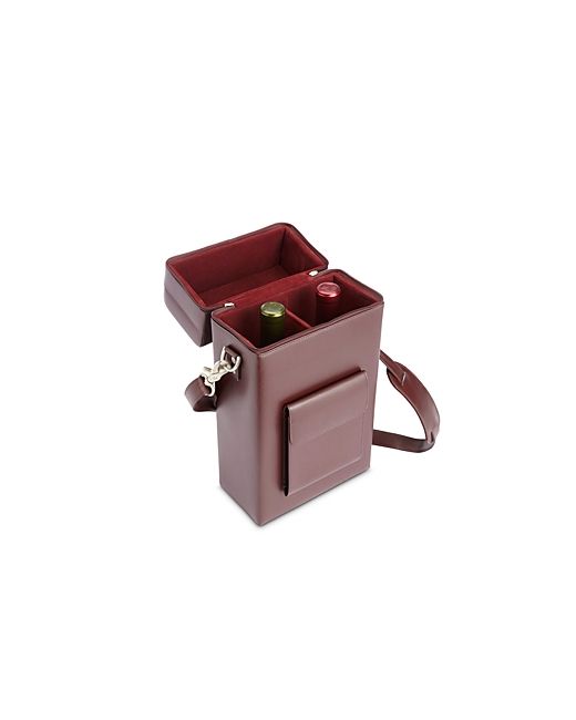 ROYCE New York Leather Double Wine Carrying Case