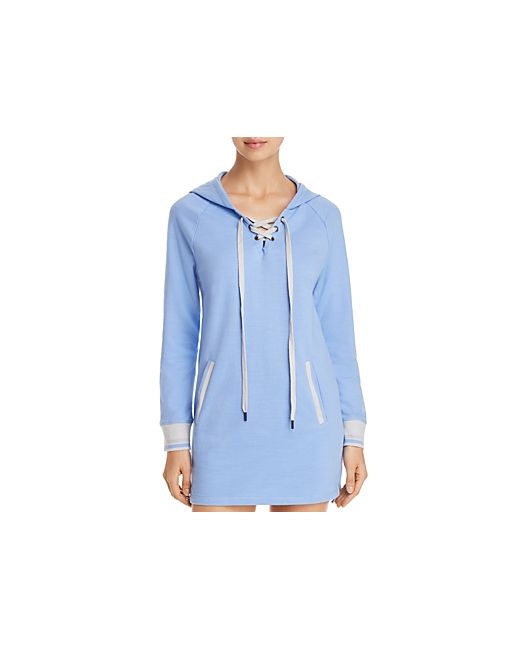 Psycho Bunny Lace-Up Hoodie Dress