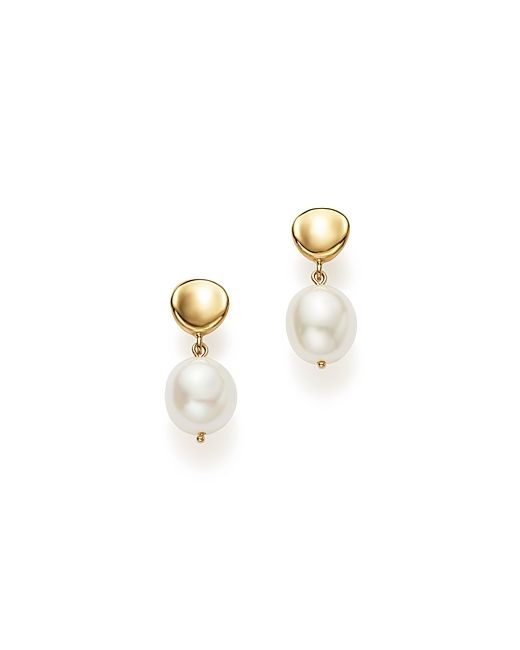 Bloomingdale's Cultured Freshwater Pearl Drop Earrings in 14K 8mm