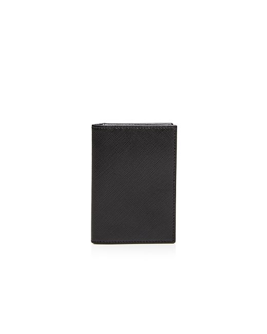 The Men's Store At Bloomingdale's Saffiano Folding Card Case