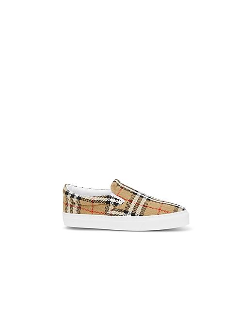 Burberry Thompson Vintage Check Slip On Sneakers