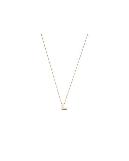 Bloomingdale's Initial L Pendant Necklace in 14K 16 100 Exclusive