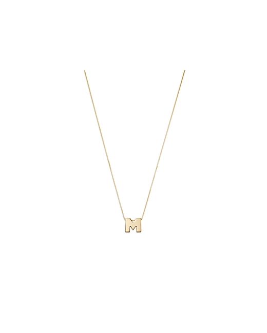 Bloomingdale's Initial M Pendant Necklace in 14K 16 100 Exclusive