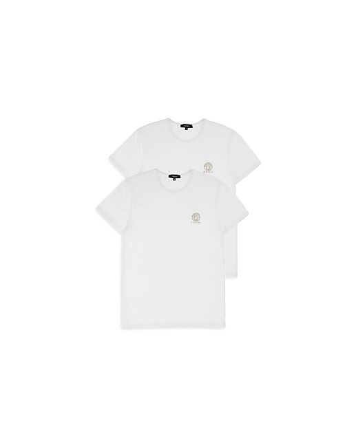 Versace Cotton Blend Logo Graphic Tees Pack of 2