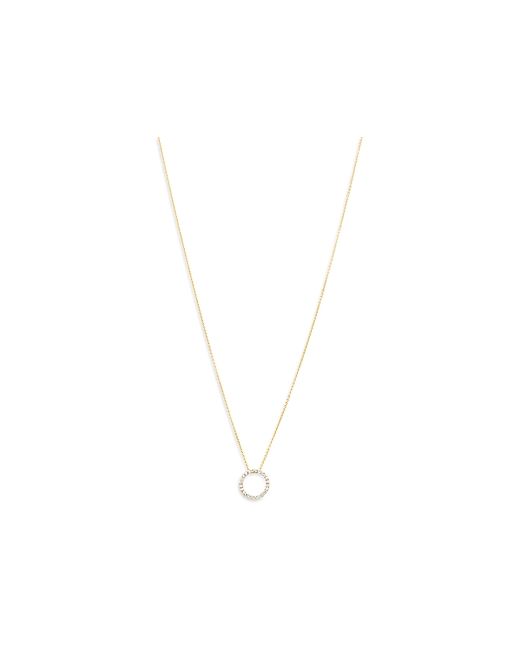 Bloomingdale's Diamond Circle Pendant Necklace in 14K Yellow Gold 0.30 ct. t.w 18 100 Exclusive