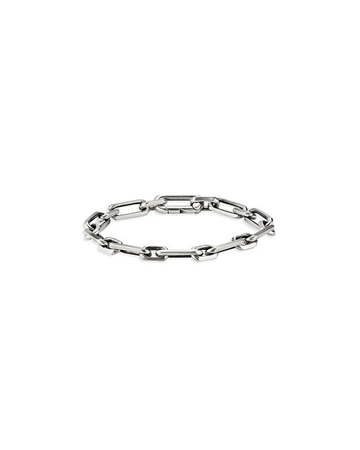 David Yurman Sterling Elongated Chain Link Bracelet