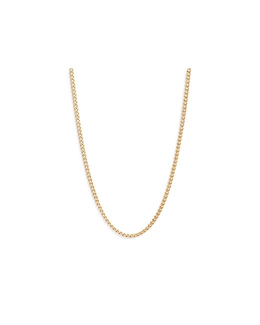John Hardy 18K Yellow Classic Curb Thin Chain Necklace 24