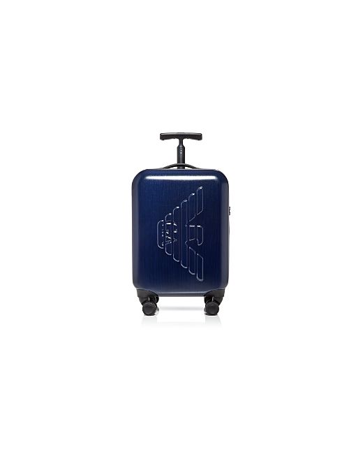 Armani Embossed Logo Rolling Suitcase
