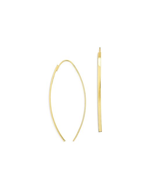 Milanesi And Co 14K Yellow Crescent Threader Earrings