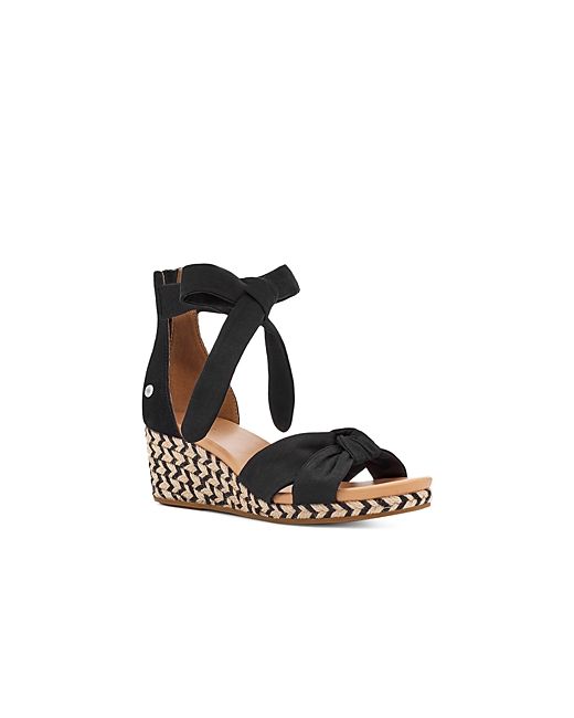 Ugg Yarrow Knotted Strap Espadrille Wedge Sandals