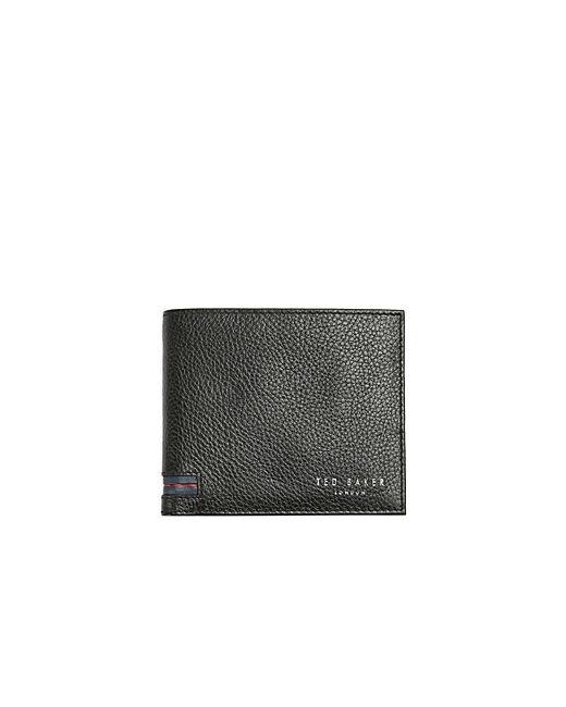 Ted Baker Striped Leather Coin Pocket Wallet