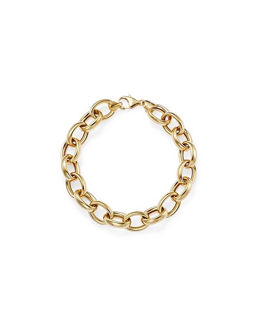Bloomingdale's Thick Oval Link Chain Bracelet in 14K Yellow 100 Exclusive