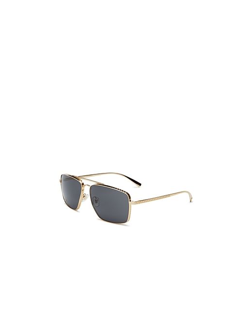 Versace Greca Brow Bar Aviator Sunglasses 61mm
