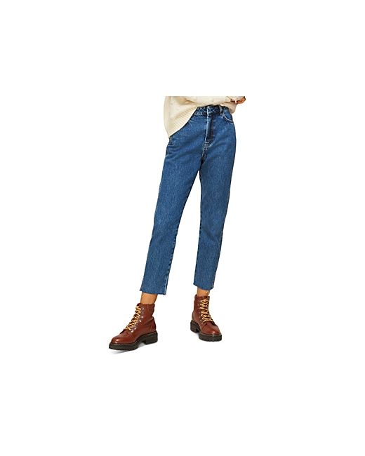 Whistles Authentic High-Rise Slim-Leg Jeans in