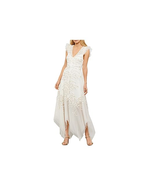 Bcbgmaxazria Embroidered Tulle Gown 100 Exclusive