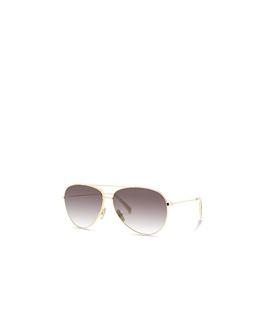 Celine Polarized Aviator Sunglasses 61mm