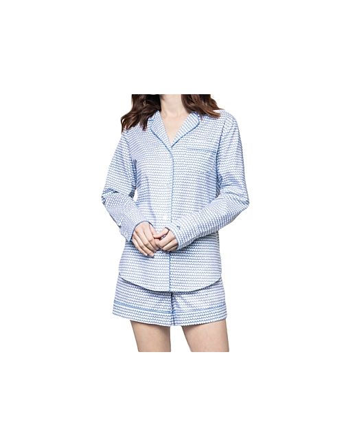 Petite Plume La Mer Cotton Pajama Shorts Set