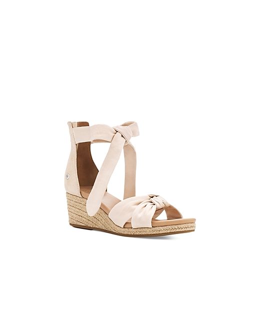 Ugg Yarrow Knotted Strap Espadrille Wedge Sandals