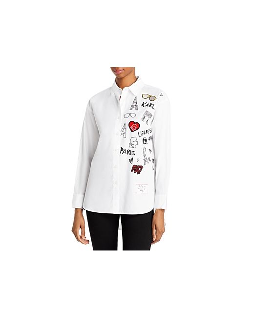 Karl Lagerfeld Cotton Patch Shirt