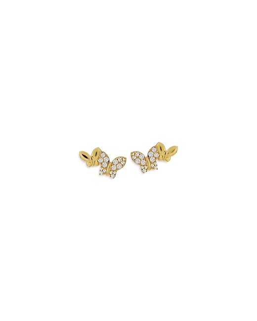 Bloomingdale's Diamond Butterfly Stud Earrings in 14K Yellow 0.30 ct. t.w. 100 Exclusive