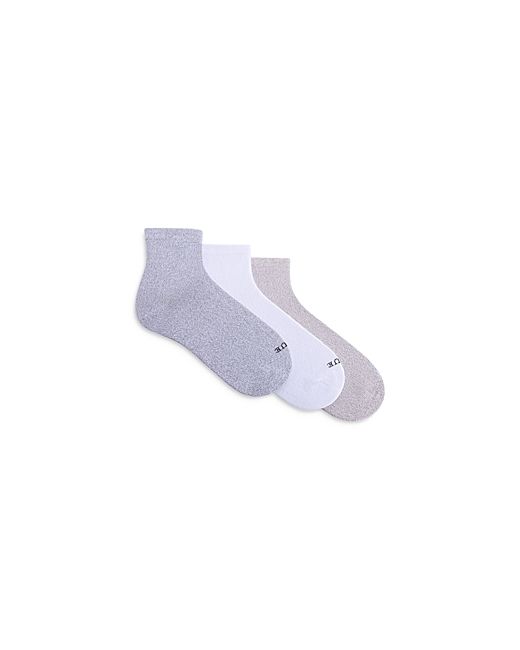 Hue Super Soft Striped Ankle Socks Pack of 3