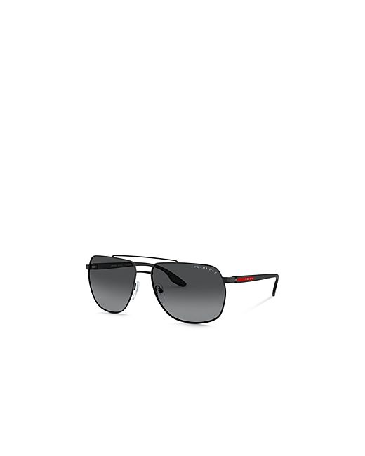Prada Irregular Polarized Sunglasses 62mm