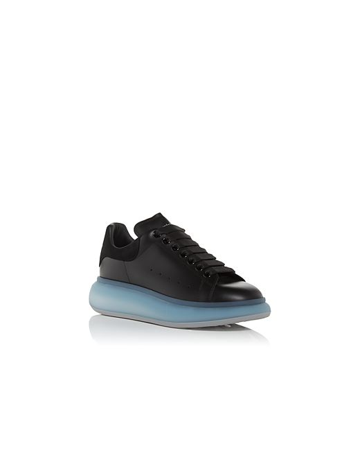 Alexander McQueen Oversized Sneaker with Transparent Blue Frosty Sole
