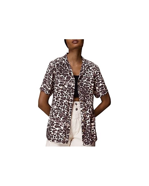 Whistles Clouded Leopard Print Shirt