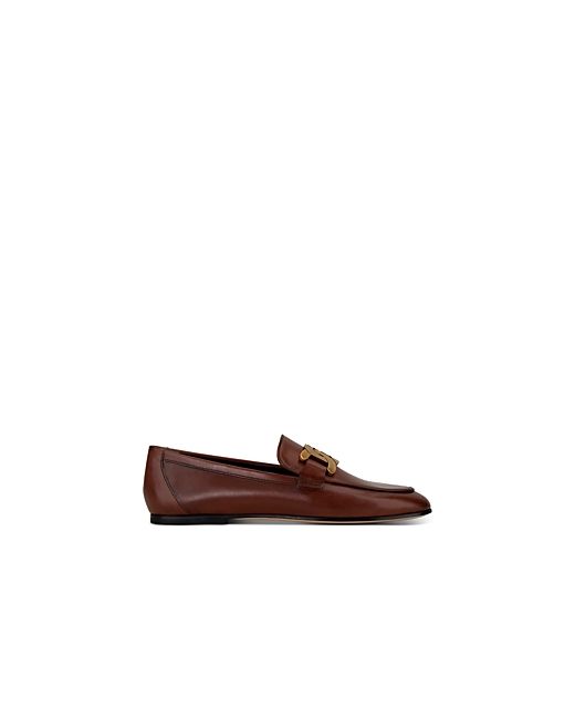 Tod's Kate Almond Toe Leather Loafers