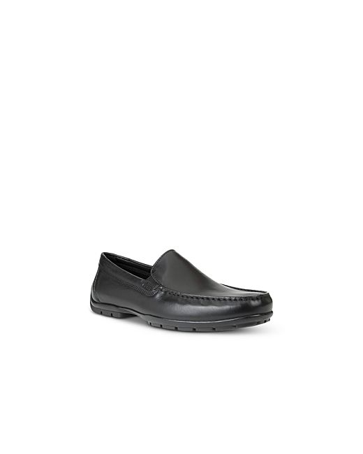 Geox Moner 2 Fit Leather Moc Toe Loafers