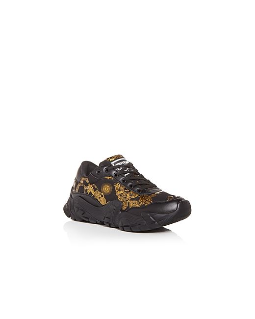 Versace Jeans Couture Logo Print Low Top Sneakers