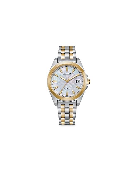 Citizen Corso Two-Tone Stainless Steel Bracelet Watch 33mm