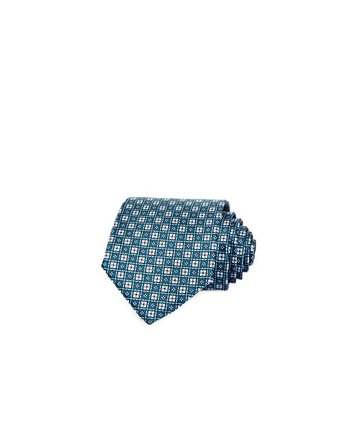 The Men's Store At Bloomingdale's Grid Silk Classic Tie 100 Exclusive