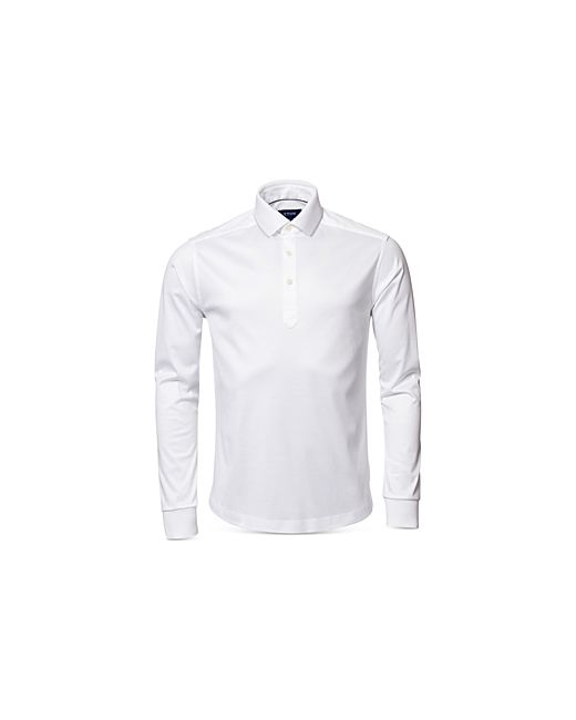 Eton Contemporary Fit Jersey Long Sleeve Polo Shirt