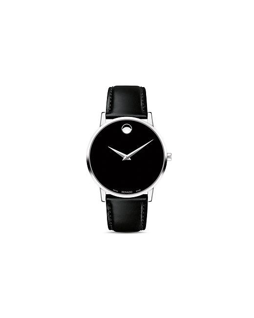 Movado Museum Classic Leather Strap Watch 40mm