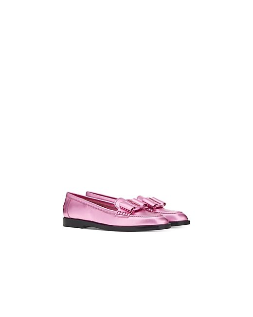 Salvatore Ferragamo Slip On Embellished Loafer Flats