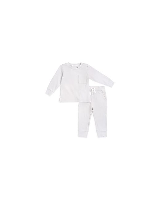 FIRSTS by petit lem Boys Ribbed Top Pants Set Baby