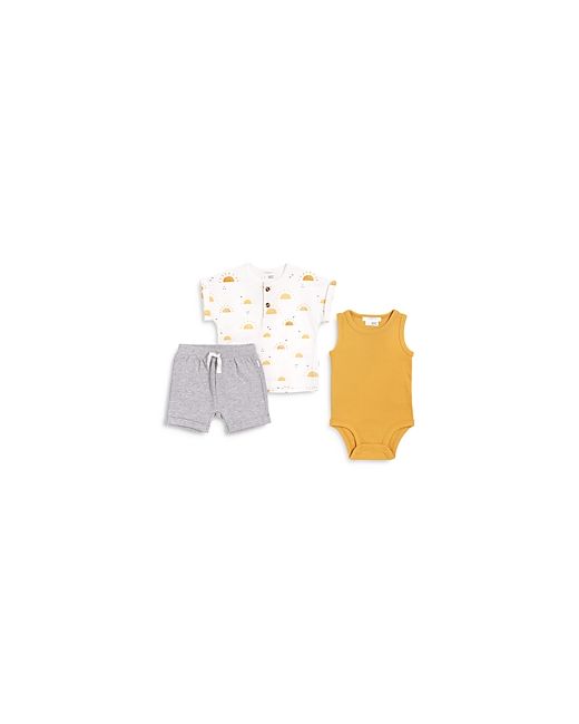 FIRSTS by petit lem Boys Sunshine 3-Piece Shorts Set Baby