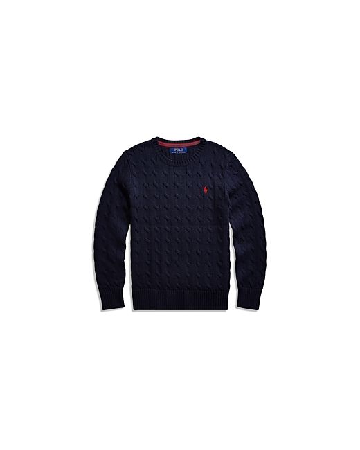Ralph Lauren Polo Boys Cable Knit Sweater Big Kid