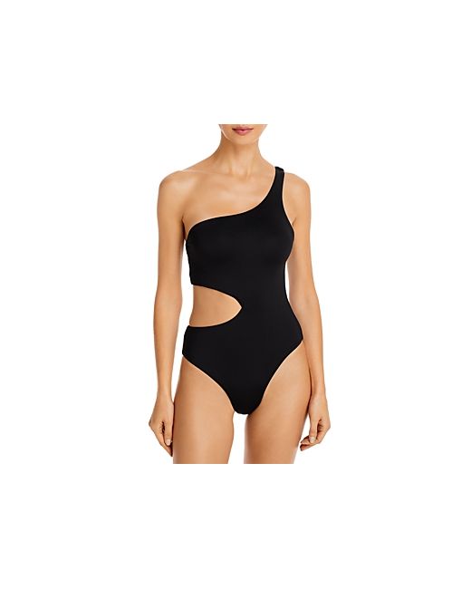 Aqua One Shoulder Cut Out Piece Swimsuit 100 Exclusive
