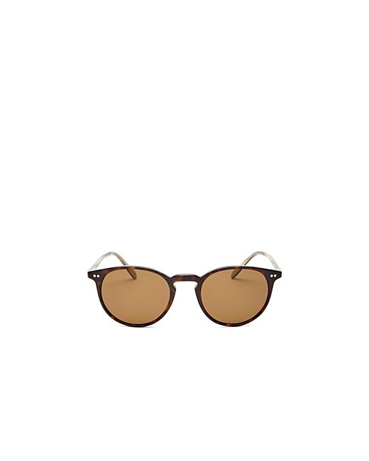 Oliver Peoples Polarized Round Sunglasses 49mm