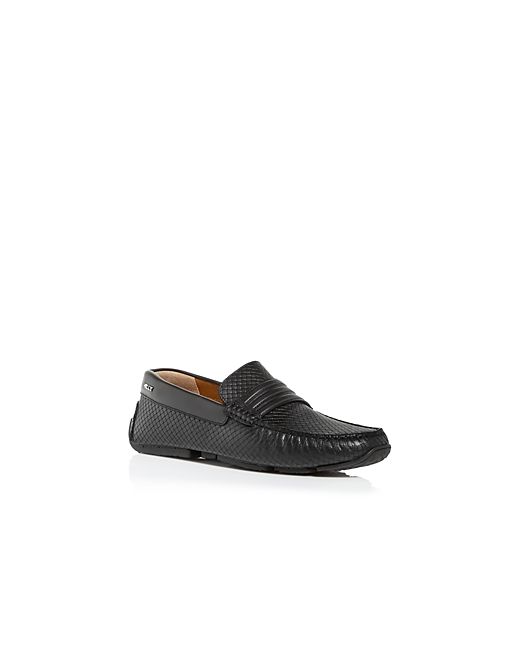 Bally Pilton Embossed Penny Loafer Drivers