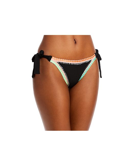 Platinum inspired by Solange Ferrarini Crochet Trim Side Tie Bikini Bottom 100 Exclusive