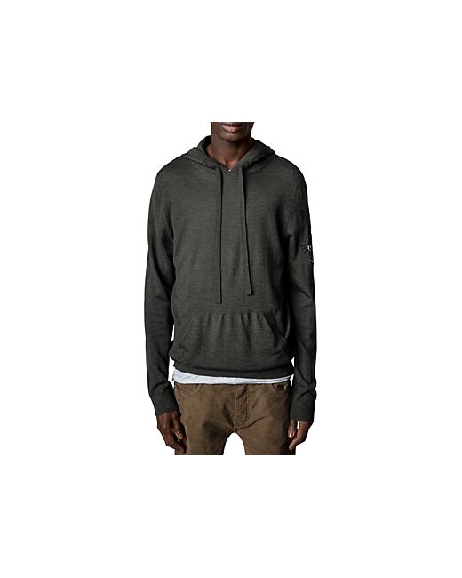 Zadig & Voltaire Clay Wool Hooded Sweater