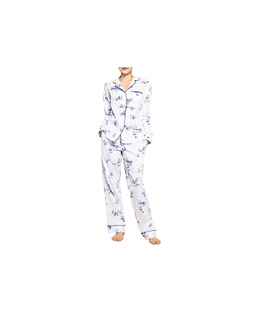 Petite Plume Indigo Pajama Pants Set