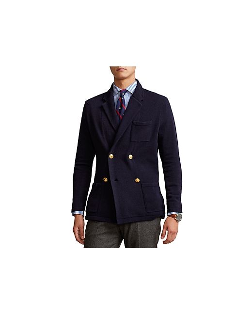 Polo Ralph Lauren Cashmere Regular Fit Double Breasted Blazer Cardigan