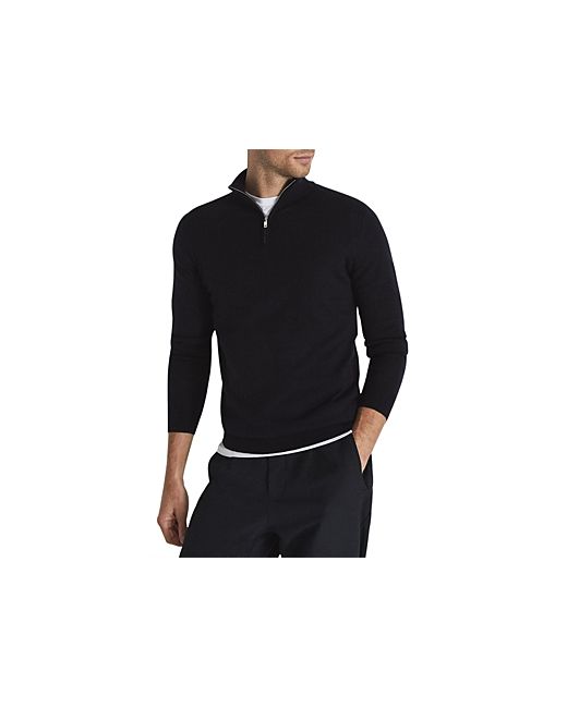 Reiss Blackhall Merino Wool Half-Zip Pullover