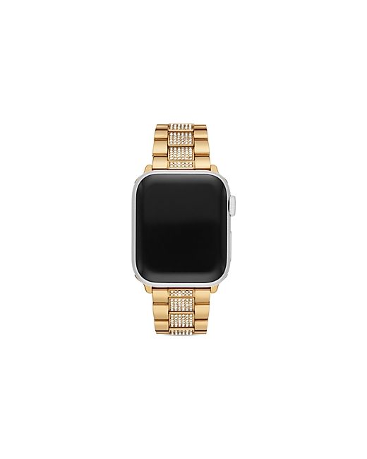 Michael Kors Apple Watch Glitz Tone Stainless Steel Bracelet