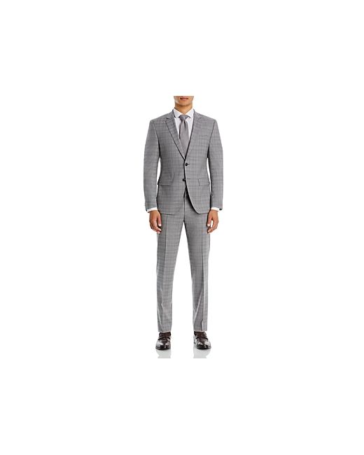 Boss Huge/Genius Tonal Plaid Slim Fit Suit